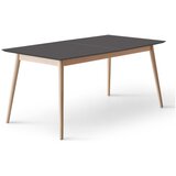 Hammel Furniture Crni/u prirodnoj boji proširiv blagovaonski stol s crnom pločom stola 90x165 cm Meza – Cijene