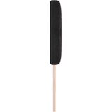 vidaXL Naslon za glavo s kristalnimi gumbi, načet, črn 80 cm, žamet | Shoptok.si