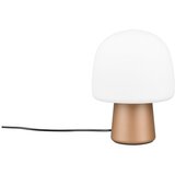  Namizna svetilka v belo-bronasti barvi s steklenim senčnikom (višina 27 cm) Steen - | Shoptok.si