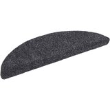  Prostirke za stepenice, samoljepljive, 15 kom, 56x17x3 cm, tamno sive, poluokrugle | shoptok.hr