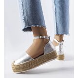 Gemre Silver platform espadrilles Clousson | Shoptok.si