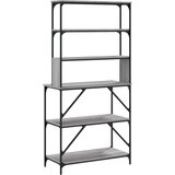 Pekarski stalak sa 6 razina sivog sonome 90x40x180 cm drveni | shoptok.hr