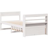 vidaXL Okvir kreveta bez madraca bijeli 90 x 190 cm masivna borovina | shoptok.hr