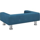 Krevet za pse plavi 70 x 45 x 26,5 cm baršunasti | Eponuda.com