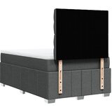  Krevet s oprugama i madracem tamnosivi 120 x 200 cm od tkanine | shoptok.hr