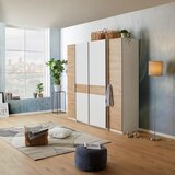 Mömax kombinirana omara fabio, bela, barva hrasta | Shoptok.si