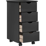  Set ormara za radne stolove 2 kom. Siva Masivna borovina | shoptok.hr