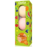 Delia dairy fun šumeće kugle za kupanje 3 u pakovanju: lubenica, šumsko voće, pomorandža 3x100 g