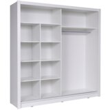 Kondela Omarica z drsnimi vrati, bela, BIRGAMO TIP 1 | Shoptok.si