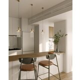  MAXLIGHT P0531 - LED luster na lanku SIGNATURE LED/8W/230V prečnik 15 cm mesing/proziran | Eponuda.com