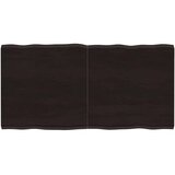 Stolna ploča tamnosmeđa 120x60x(2-4) cm obrađena hrastovina | shoptok.hr