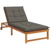  Jastučić za ležaljku GEMERT 100% poliester Siva 190 x 80 x 9 cm Slike