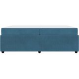  Krevetna konstrukcija Plava 200 x 200 cm tkanina | shoptok.hr