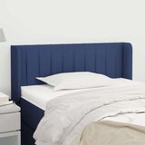  Uzglavlje s ušima plavi 93x16x78/88 cm od tkanine | shoptok.hr