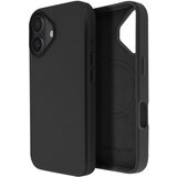 AVIZAR Ohišje MagSafe za iPhone 16 iz visokokakovostnega veganskega usnja, Črna, (5000013088) | Shoptok.si