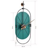WALLXPERT dekorativni metalni zidni sat sntr green | ePonuda.com
