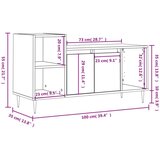 TV ormarić boja betona 100x35x55 cm od konstruiranog drva | shoptok.hr