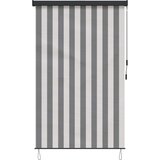 Rolo zavjesa Antracit i bijelo 160 x 250 cm Tkanina i aluminij | Shoptok.si
