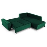 Cosmopolitan Design Zelena baršunasti sklopiva/s prostorom za odlaganje kutna garnitura (s desnim kutom/u obliku slova L) Kyoto – | shoptok.hr