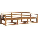  Set vanjskih sofa 3 kom. Prirodna Čvrsto drvo akacije | shoptok.hr