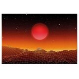  Slika - Futuristic landscape (1 Part) Wide 60x40 Standard | shoptok.hr