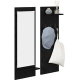  Vješalica za kapute na zidu Zidne Crni hrast 70 x 10 x 90 cm | shoptok.hr