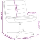 vidaXL Vrtna stolica Crna Poliester Standard Vrtna | shoptok.hr