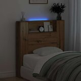 vidaXL glava kreveta s ormarićem umjetnički hrast 120 x 15 x 103.5 cm | shoptok.hr