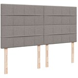 vidaXL Box spring postelja z vzmetnico taupe 200x200 cm blago, (21308379) | Shoptok.si