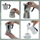 Kela KAFETIJERA ITALIA, 450ml ALUMINIJ MAT SREBRNA | shoptok.hr