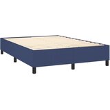  s oprugama i madracem plavi 140 x 190 cm od tkanine | shoptok.hr