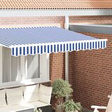 vidaXL Tenda Valance za okvir 2.5 m Plava i bijela 2.3x0.2 m Cijene