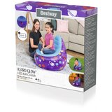 Kosmos LED Stolica na napuhavanje 72 x 72 x 64 Bestway 75122 - Ljubičasta | shoptok.hr