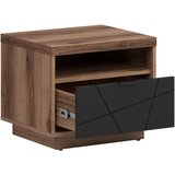 MID.YOU MAJHNA NOČNA OMARICA, črna, barve hrasta | Shoptok.si