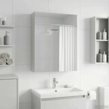  Kopalniška ogledalna omara s polico Bela 50 x 14,5 x 70 cm, (5000233184) | Shoptok.si