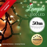  Božićne LED lampice s efektom treperenja 1000 LED toplo bijela + hladno bijela | shoptok.hr