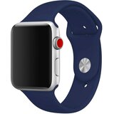  apple watch silicone strap navy blue s/m 42/44/45mm kaiš za sat | Eponuda.com