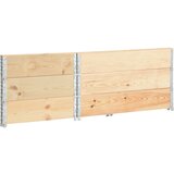  Okviri za palete 3 kom 50 x 100 cm od masivne borovine | shoptok.hr