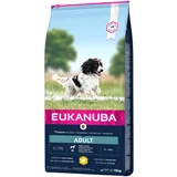 Eukanuba Adult Medium Breed piletina - 15 kg