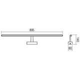 Redo 01-1678 - LED osvetljenje za kupatilsko ogledalo NEPTUNE LED/18W/230V IP44 | Eponuda.com