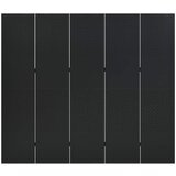  Sobne pregrade s 5 panela 2 kom crne 200 x 180 cm čelične | shoptok.hr