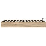  Otoman krevet Sonoma hrast 193 x 120 x 25 cm Iverica - sonoma hrast 140 x 200 cm | shoptok.hr
