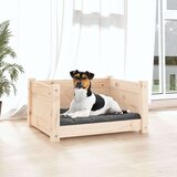  Pasja postelja 55,5x45,5x28 cm trdna borovina, (20799615) | Shoptok.si