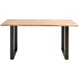 MID.YOU JEDILNA MIZA, v celoti masivno akacija črna, barve akacije | Shoptok.si