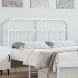 Metalno uzglavlje bijelo 135 cm | shoptok.hr