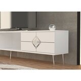 Hanah home TV polica Robber White Silver