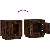  Noćni ormarići 2 kom boja dimljenog hrasta 44x35x45 cm drveni | shoptok.hr