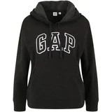 Gap Petite Majica temno siva / bela