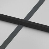 vidaXL Sobna vrata tanka crna 83 x 201 5 cm kaljeno staklo i aluminij | shoptok.hr