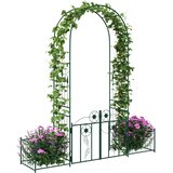  Vrtni lok s ključavnico Zelena 203 x 50 x 218 cm, (5000160765) | Shoptok.si
